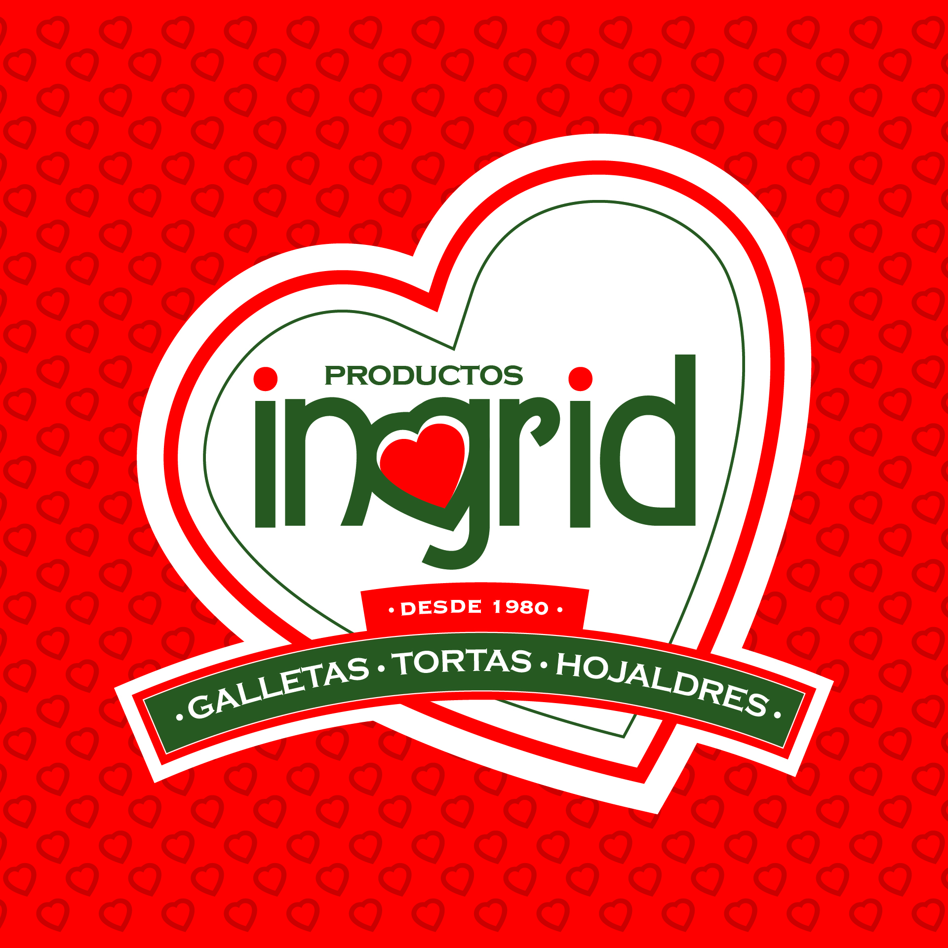 Logotipo para marca de productos de pasteleria y reposteria Productos Ingrid
