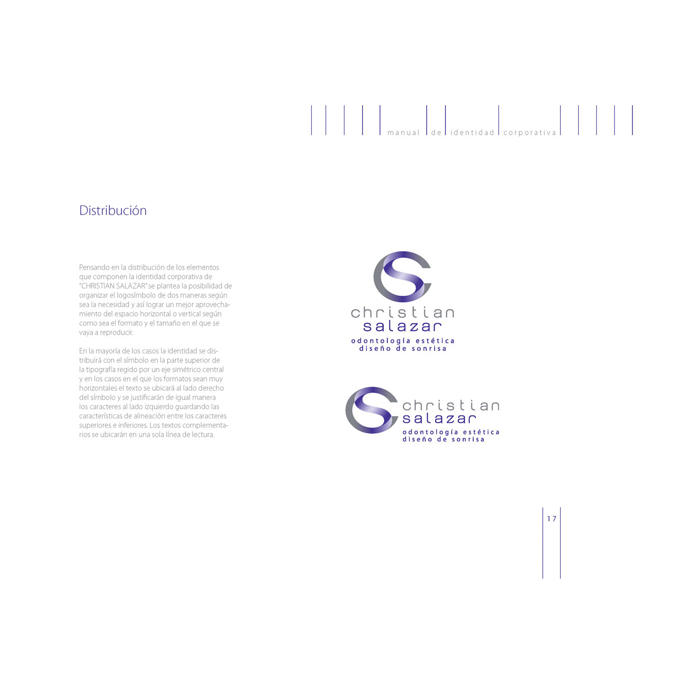 Diseño de Identidad Visual y Logotipo para la marca Christian Salazar Odontología Estética