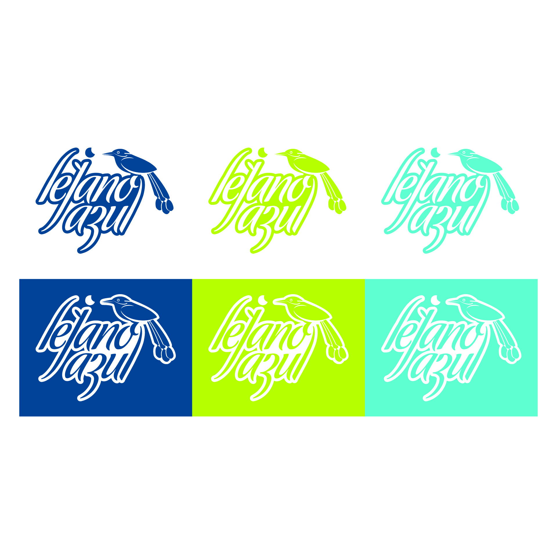 Diseño de Identidad Visual y Logotipo para la marca Lejano Azul