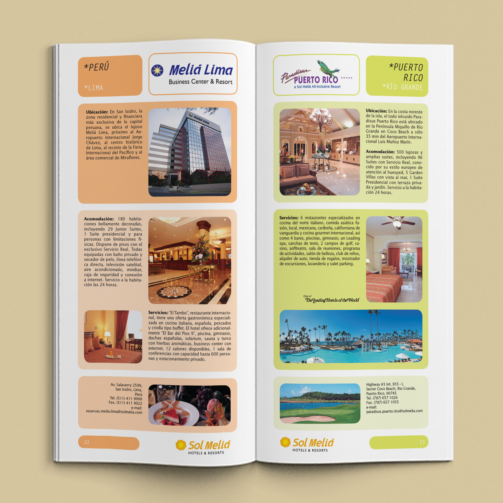 Catálogo de Bolsillo Hoteles & Resorts Sol Meliá - Cielos Abiertos